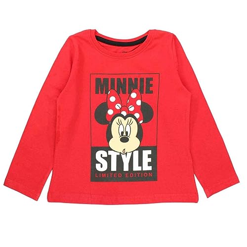 Disney Damen Dis Mf 52 02 5669 S1 T-Shirt, Rot, 5 Jahre von Disney
