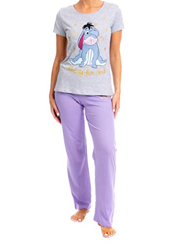 Disney Damen I-Aah Schlafanzug Violett Large von Disney