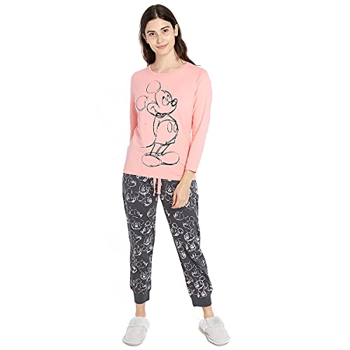 Disney Damen Mickey Hand Drawn Pyjamaset, Multi, S EU von Disney