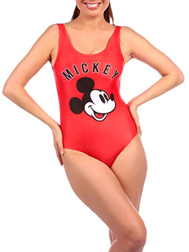Disney Damen Mickey Mouse Badeanzug Rot Medium von Disney