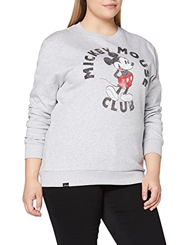 Disney Damen Mickey Mouse Club Sweatshirt, Grau (Sport Grey), 34 von Disney