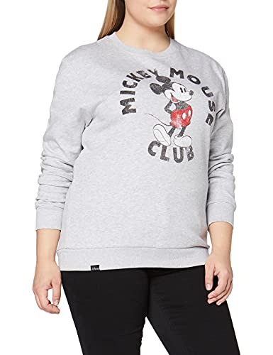 Disney Damen Mickey Mouse Club Sweatshirt, Grau (Sport Grey), 40/XL von Disney