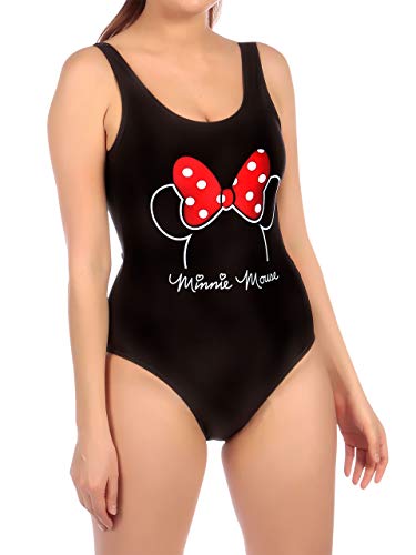 Disney Damen Minnie Mouse Badeanzug Schwarz Large von Disney