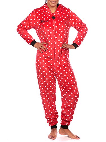 Disney Damen Minnie Mouse Schlafoveralls Rot Medium von Disney