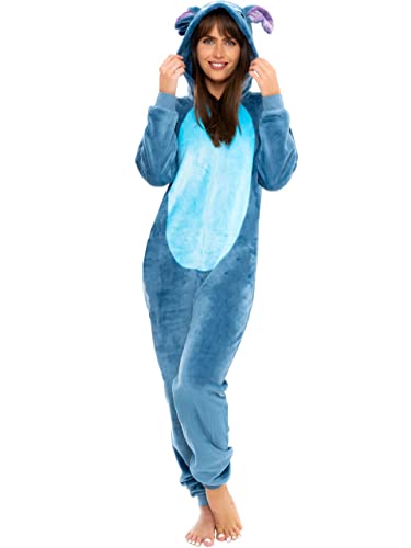 Disney Damen Onesie Lilo & Stitch Blau Large von Disney