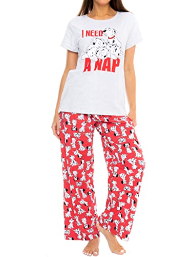 Disney Damen Schlafanzug 101 Dalmatiner Rot X-Large von Disney