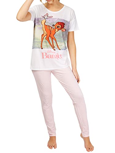 Disney Damen Schlafanzug Bambi Mehrfarbig Large von Disney
