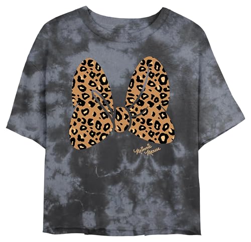 Disney Damen Schleife mit Tiermuster T-Shirt, Schwarz/Charcoal Gray, Mittel Disney Damen Schleife mit Tiermuster T-Shirt, Schwarz/Charcoal Gray, Mittel von Disney