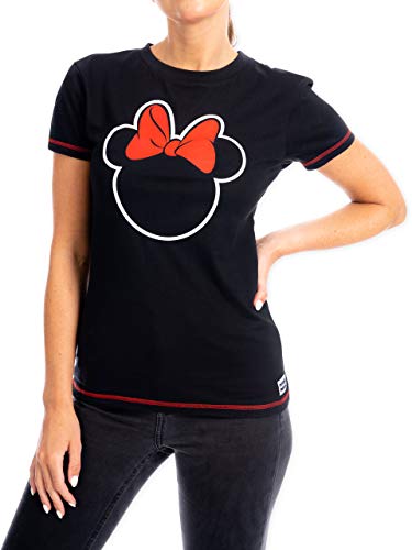 Disney Damen T-Shirt Minnie Mouse Black Medium von Disney