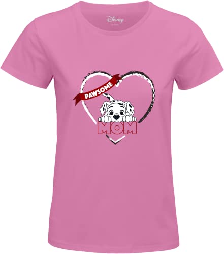 Disney Damen Wodalmats011 T-Shirt, Rosa, Small von Disney