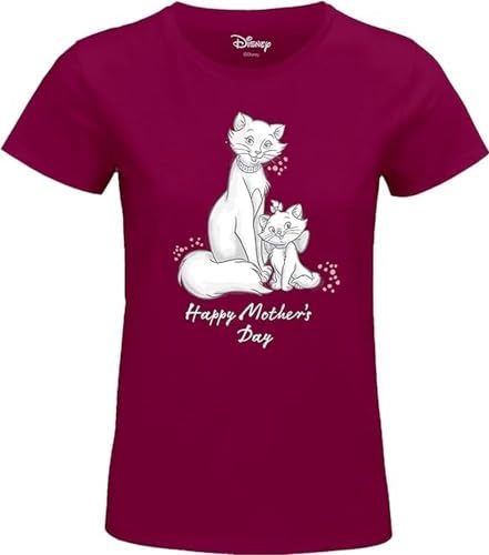 Disney Damen Wodarists034 T-Shirt, Fuchsia, X-Large von Disney