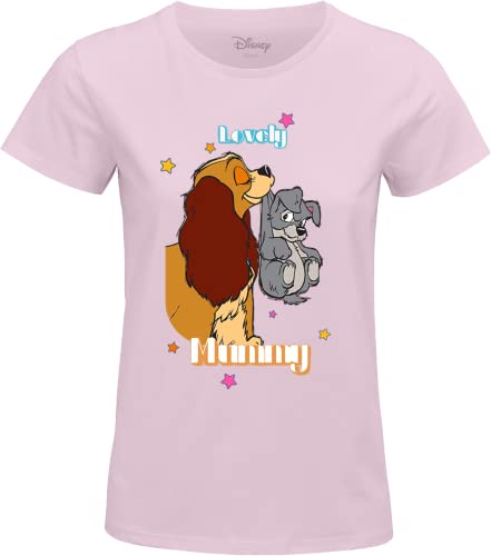 Disney Damen Wodladyts008 T-Shirt, Rosa, M von Disney