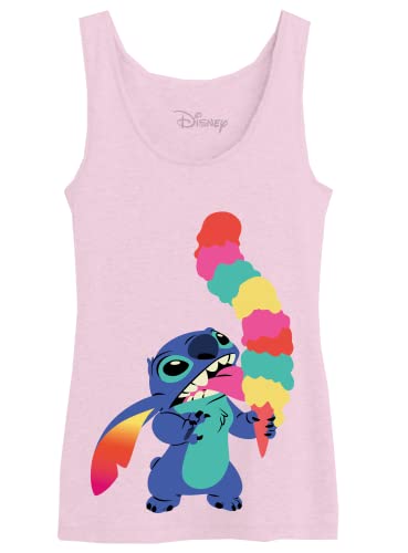 Disney Damen Wodlilotk002 Tanktop, Rosa, X-Large von Disney