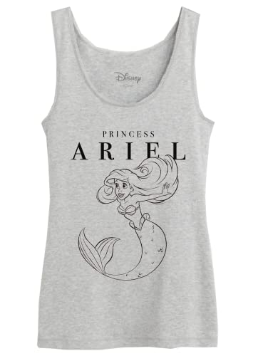 Disney Damen Wodlitlts010 Tanktop, Grau meliert, Large von Disney