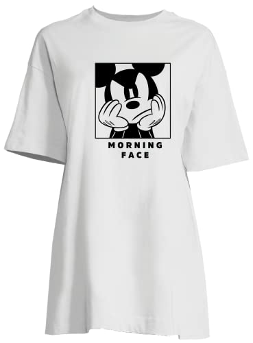 Disney Damen Wodmickbt014 Nachthemd, weiß, 46 von Disney