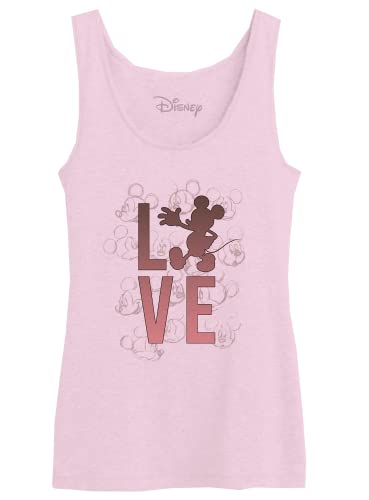 Disney Damen Wodmicktk110 Tanktop, Rosa, XS von Disney