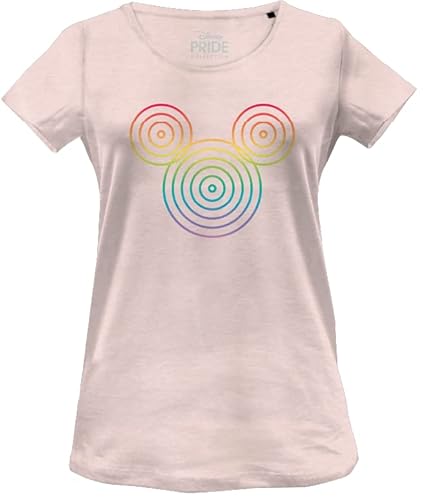 Disney Damen Wodmickts231 T-Shirt, Rosa, Large von Disney