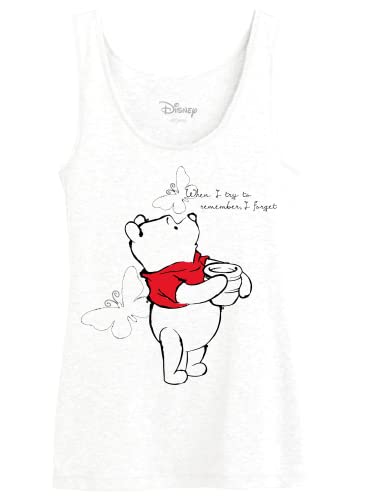 Disney Damen Wodwinitk010 Tanktop, weiß, M von Disney