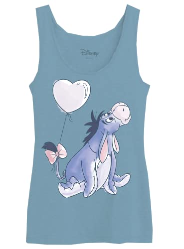 Disney Damen Wodwinitk011 Tanktop, blau, M von Disney