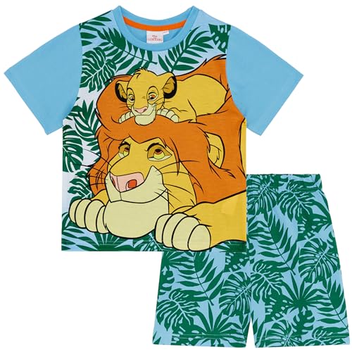 Disney Der König der Löwen – Kurzer Pyjama Simba und Mufasa - 18-24 Monate: 92cm von Disney