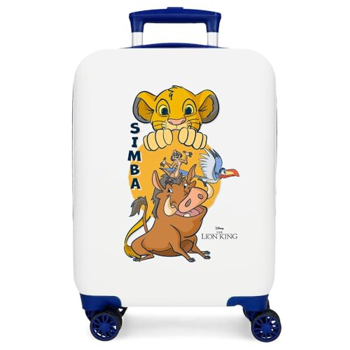 Disney Der König der Löwen Simba & Friends Hartschalenkoffer für Kinder, seitlicher Kombinationsverschluss, 4 Räder, Handgepäck ist aus ABS, einem Starren und leichten Material., Simba Friends, Talla von Disney