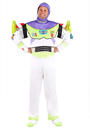Disney Herren Disguise Toy Story Buzz Lightyear Deluxe Kostüme für Erwachsene, wie abgebildet, XXL 50-52 US, wie abgebildet, XXL von Disney
