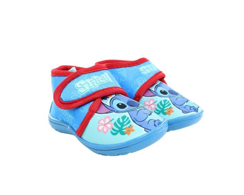 Disney Disney Stitch Angel Kinder Hausschuhe Kitaschuhe mit Klett Klettschuh Gr. 22 bis 27 von Disney
