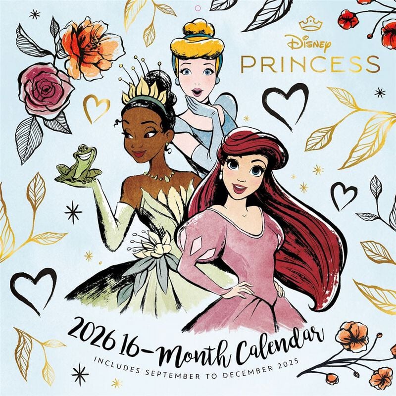 Disney - Disney Wandkalender - Disney Princess Wandkalender 2026 - multicolor  - Lizenzierter Fanartikel von Disney