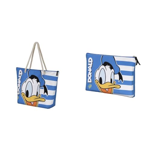 Disney Donald Sailor - Strandtasche + Kosmetiktasche von Disney