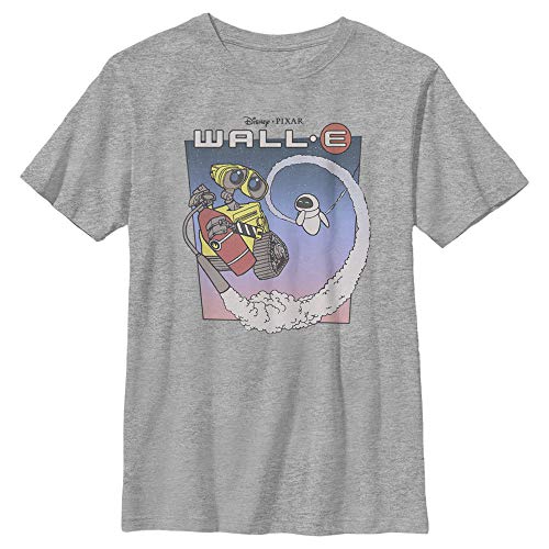 Pixar Wall-E - Walle and Eve in Space YTH Crew neck Heather grey 128 von Fifth Sun