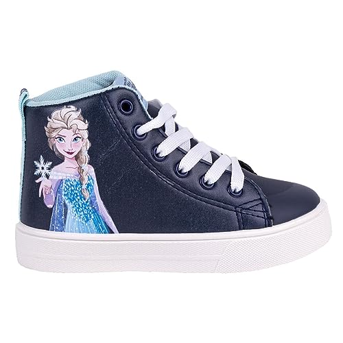 Disney ELSA Schuhe für Mädchen, Klassische Sportschuhe für Mädchen, High-Top-Sneaker Frozen, Mädchen Geschenk, Größen EU 25 bis 32 (30) von Disney