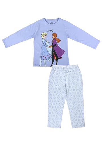 Disney ELSA und Anna Pyjama für Mädchen, T-Shirt und Lange Hose, Pyjama aus Weicher Baumwolle mit Frozen Motiv, Geschenk Pyjama für Mädchen (3/4 Jahre) von Disney