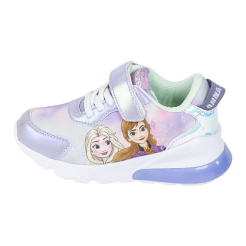 Disney ELSA und Anna Schuhe für Mädchen, Frozen Sportschuhe, Leuchtende Sneakers für Mädchen, Größen EU 25 bis 32 (Lila, EU Schuhgrößensystem, Kleinkind, Damen, Numerisch, M, 30) von Disney