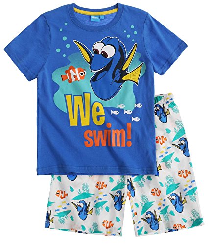 Disney Findet Dory Jungen Shorty-Pyjama - blau - 116 von Disney Findet Dory