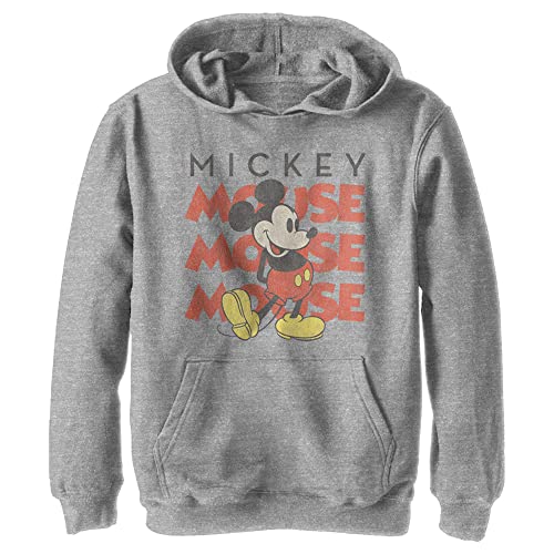 Disney Friends Mickey Mouse Boys Hoodie, Athletic Heather, Small von Disney