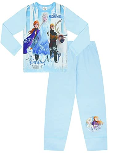Disney Frozen 2 Mädchen Schlafanzug 2-10 Jahre Olaf Anna Elsa Kristoff Sven, rose, 2-3 Jahre von Disney