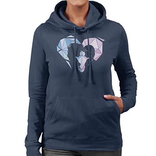 Disney Frozen Anna and ELSA Love Heart Prism Women's Hooded Sweatshirt von Disney