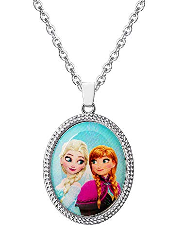 Frozen Damen Halskette Messing Rund Unzutreffend - NH00814RL-16 von Disney Frozen