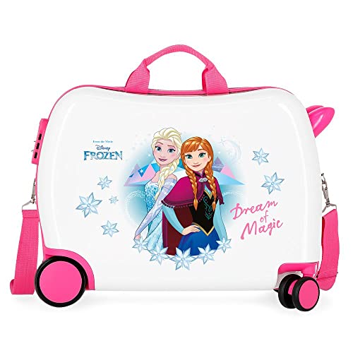 Disney Frozen Die Eiskönigin Dream of Magic Kinder-Koffer Mehrfarbig 50x38x20 cms Hartschalen ABS Kombinationsschloss 34L 2,1Kgs 4 Räder Handgepäck von Disney