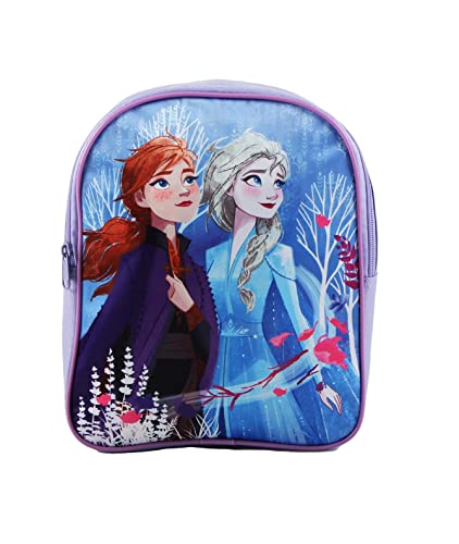 Disney Frozen - Die Eiskönigin Elsa Anna Rucksack Kinderrucksack (107), Mädchen 29,5 x 23 x 10 cm, violett von Disney