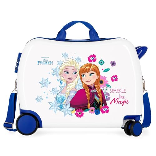 Disney Frozen Die Eiskönigin Sparkle Like Magic Kinder-Koffer Mehrfarbig 50x38x20 cms Hartschalen ABS Kombinationsschloss 2,3Kgs 4 Räder Handgepäck, Blau / Mehrfarbig von Disney