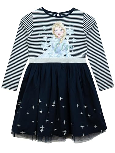Disney Frozen ELSA Partykleid Mädchen | Prinzessinnen Kleid für Mädchen | Offizielles Frozen-Merchandise | Blau | 116 von Disney