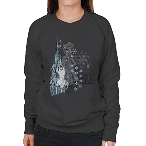 Disney Frozen ELSA Queen of Snow and Olaf Montage Women's Sweatshirt von Disney