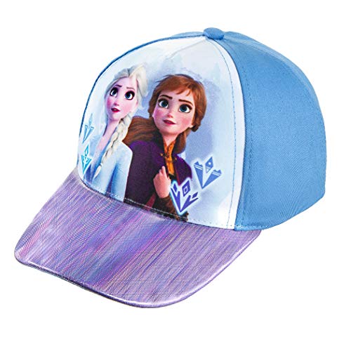 Disney Frozen Girls Elsa and Anna Baseball Cap Blue von Disney