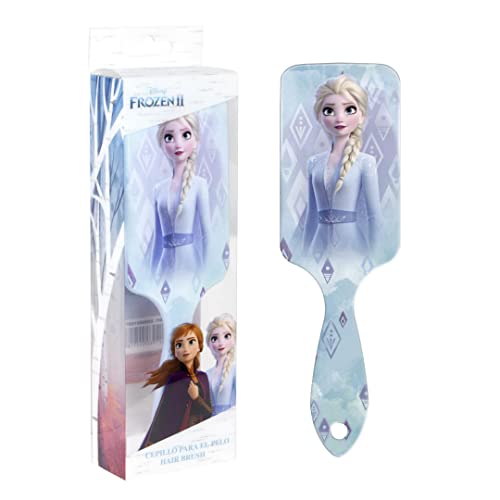 Disney Frozen Haarbürste, Design Die Eiskönigin Elsa, Kamm Haarschmuck für Mädchen, Anti-Pull-Entwirrungskamm, Geschenk für Mädchen von Disney