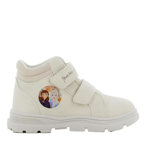 Leomil Frozen ELSA Schuhe ELSA Turnschuhe Mädchen 27, Ideal for Schule und Freizeit, Beige von Leomil