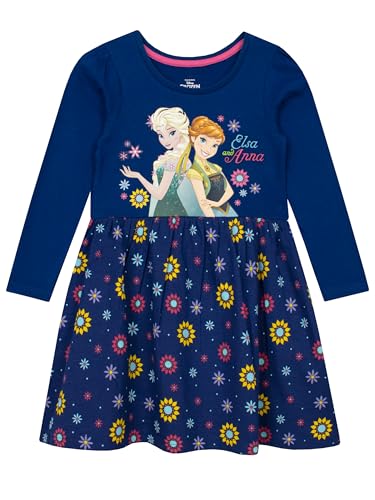 Disney Frozen Kleid Madchen | Prinzessinnen Kleid Mädchen | Kostüm Prinzessin | Mehrfarbig 128 von Disney