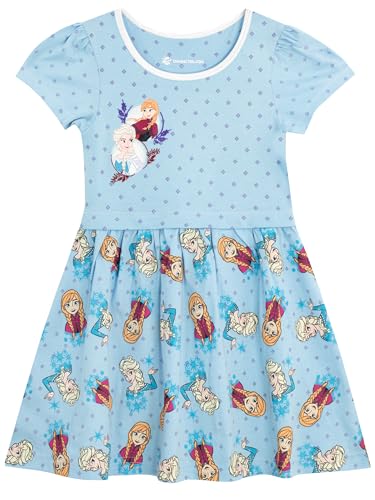 Disney Frozen Kleid | Prinzessin Kleider Für Mädchen | Anna Und ELSA Kinder Sommerkleid 116 von Disney