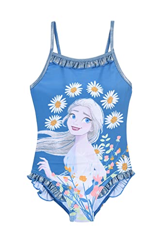 Disney Frozen Mädchen Badeanzug (Blau,6 Jahre) von Disney