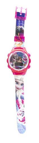 Disney Frozen Unisex – Kinder Digital Automatisch Uhr mit Kunststoff Armband 19122 von Disney